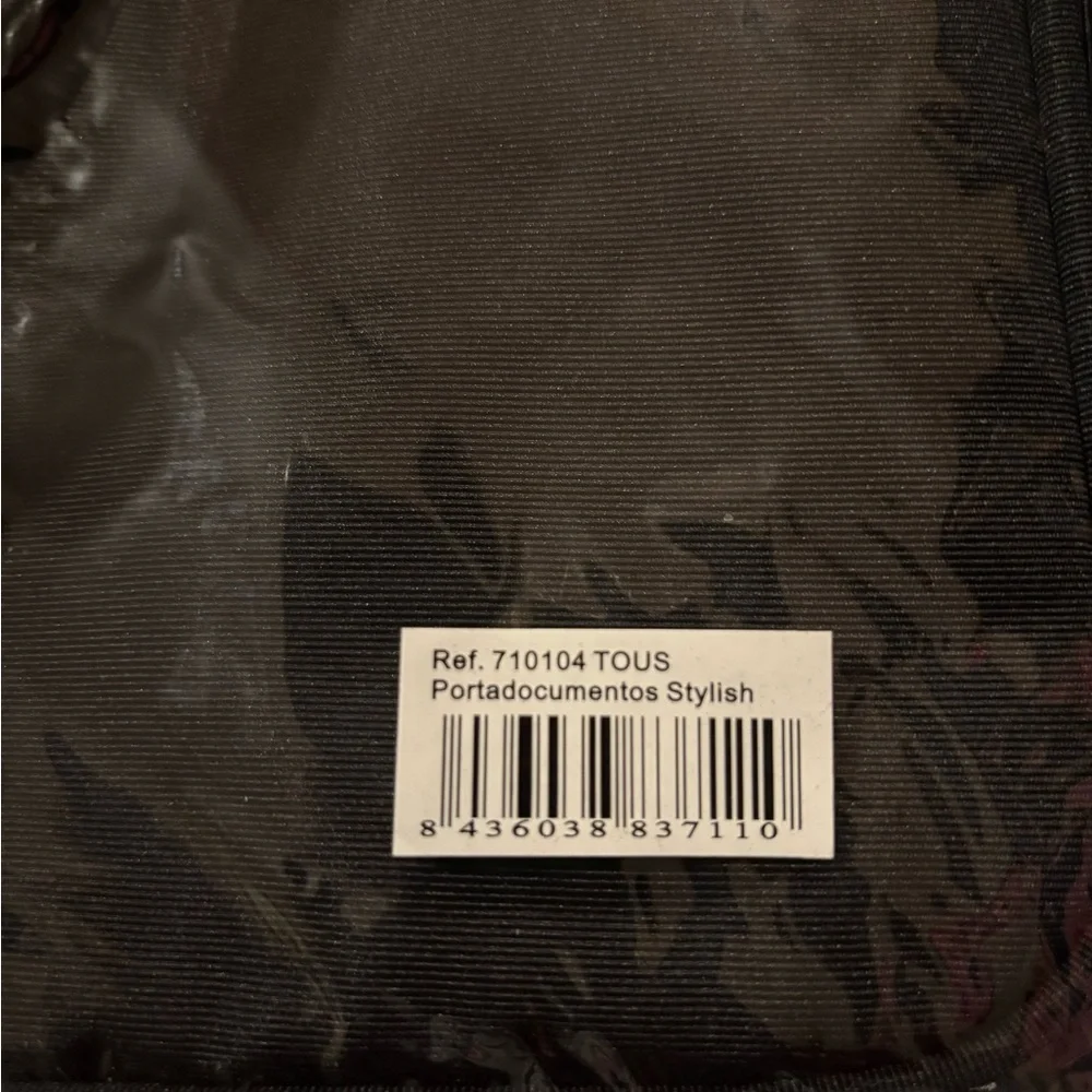 TOUS Black Nylon Large Laptop Tote Bag BRAND NEW IN MANUFACTURER WRAPPING